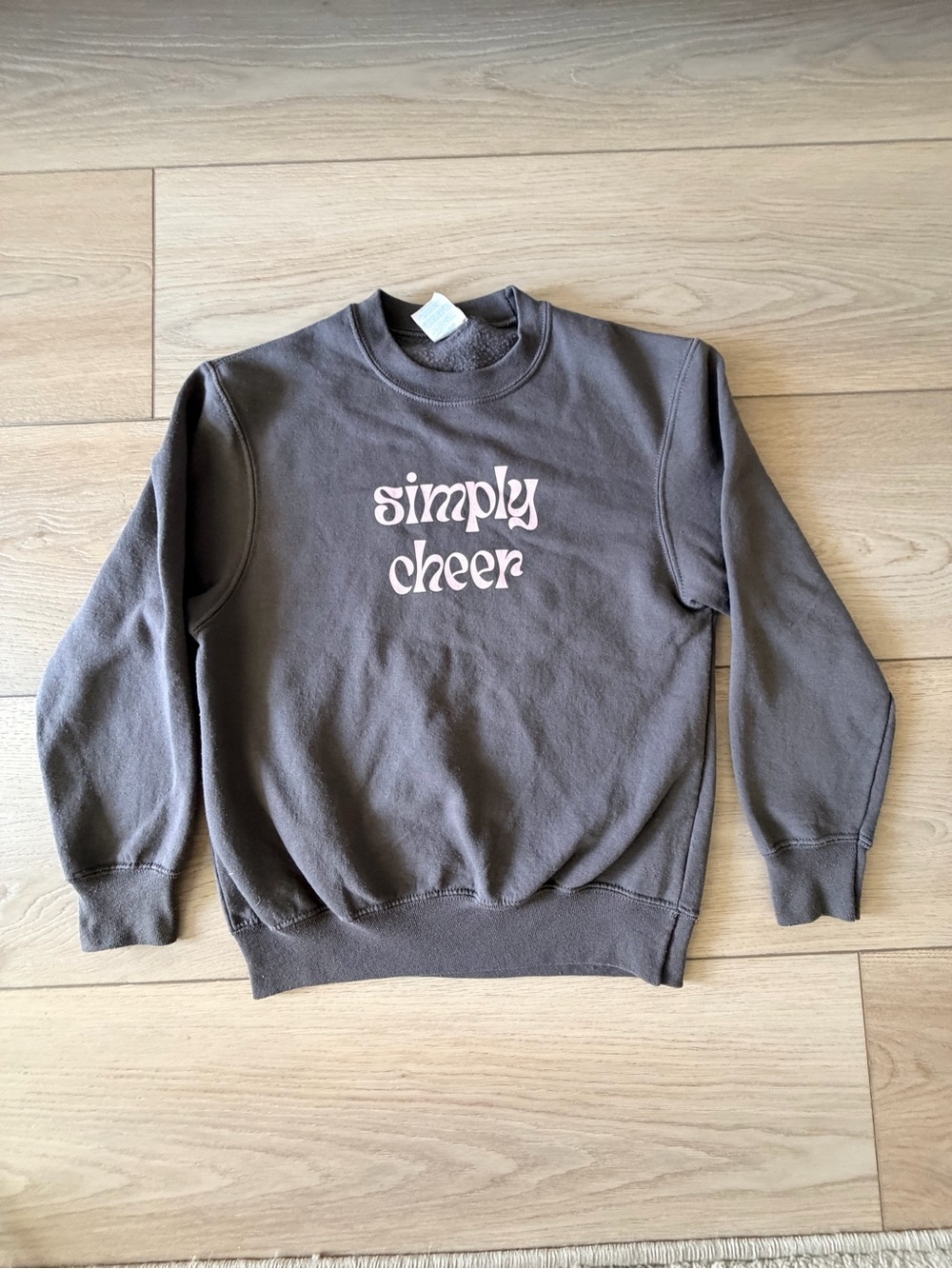 Simply Cheer Graphic Sweatshirt - Brown
